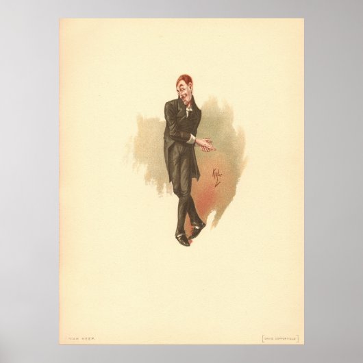 Uriah Heep by Kyd from Dickens' David Copperfield ポスター (正面)