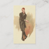 Uriah Heep by Kyd from Dickens' David Copperfield 名刺 (裏面)