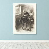 Uriah Heep、『Charles Dickens』より、 キャンバスプリント (インサイチュ (ウッドフロア))