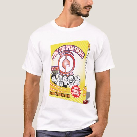 URLが付いているCGSの穀物 Tシャツ (正面)