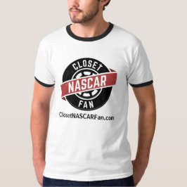 URLが付いているClosetNASCARFanの信号器のワイシャツ Tシャツ