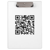 URLを入力して即座に作成されたQRコード クリップボード (正面)