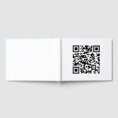 URLを入力して即座に作成されたQRコード ゲストブック (全面)