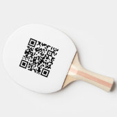 URLを入力して即座に作成されたQRコード 卓球ラケット (横)