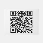 URLを入力してQRコードを即時作成 ドアマット (正面)