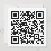 URLを入力してQRコードを即時作成 招待状 (正面)