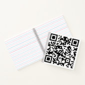 URLを入力するだけで即座にQRコードを作成 ノートブック (内部)