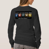 URLを持つ秘密の監視のチーム Tシャツ (裏面)