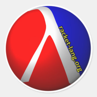 URL付きラケットシール ラウンドシール