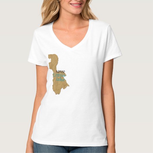 urmia湖 tシャツ (正面)