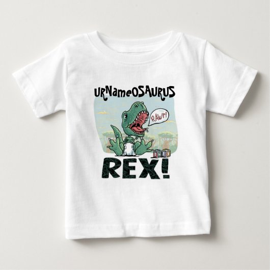 URNameOSURUSレックスバイマッジスタジオズ ベビーTシャツ (正面)