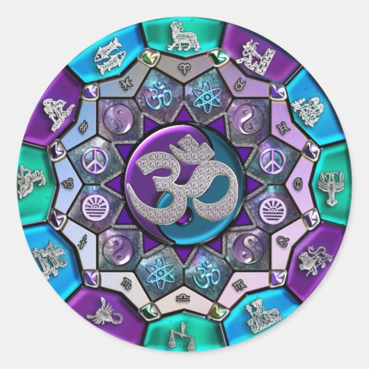 UROCKの独立曼荼羅の~ BTC ラウンドシール (正面)