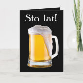 Urodziny – 彼のためのポーランドの誕生日カード カード (正面)