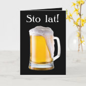 Urodziny – 彼のためのポーランドの誕生日カード カード (黄色い花)