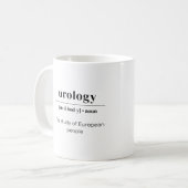 Urology Dictionary Definition Study Of European コーヒーマグカップ (正面左)