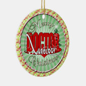 UROLOGY UROLOGISTクリスマスの博士 セラミックオーナメント (右)