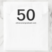 URP楕円50シール 楕円形シール (バッグ)