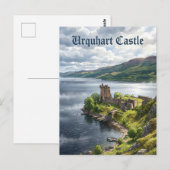 Urquhart Castle イギリス ポストカード (正面/裏面)