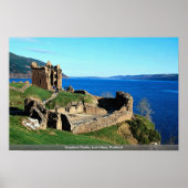 Urquhart Castle, Loch Ness, Scotland ポスター (正面)