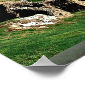 Urquhart Castle, Loch Ness, Scotland ポスター (角)