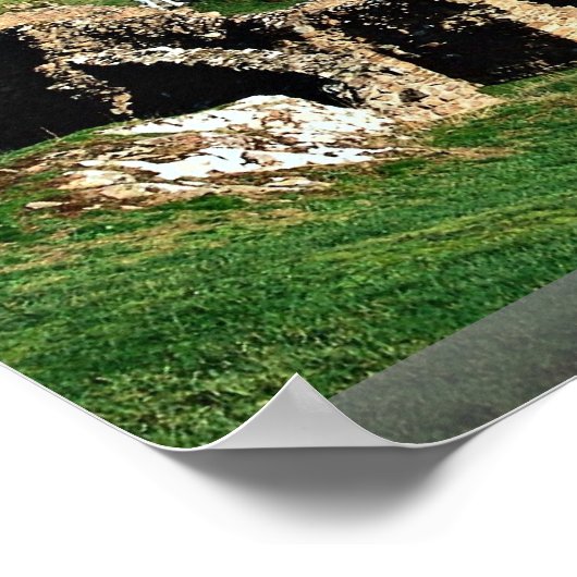 Urquhart Castle, Loch Ness, Scotland ポスター (角)