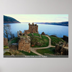 Urquhart Castle, Loch Ness, Scotland ポスター