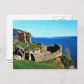 Urquhart Castle, Loch Ness, Scotland ポストカード (正面/裏面)