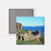 Urquhart Castle, Loch Ness, Scotland マグネット (正面/裏面)