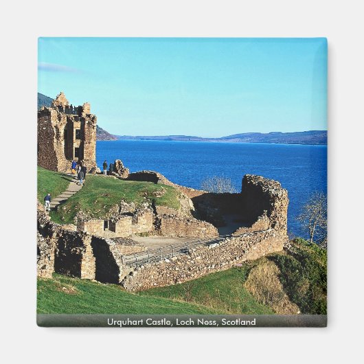 Urquhart Castle, Loch Ness, Scotland マグネット (正面)