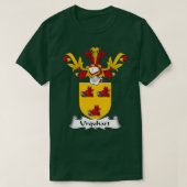 Urquhart Coat of Arms Family Crest Tシャツ (デザイン正面)