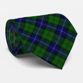 Urquhart tartan blue green plaid ネクタイ (ロール)