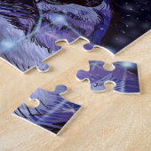 Ursa Major and Minor Constellation Bear Art ジグソーパズル (側面)