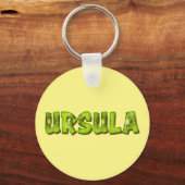 Ursula Name Kiwi Design Schlüsselanhänger キーホルダー (正面)