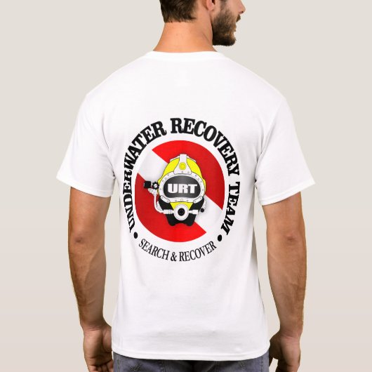 URT(水中回収チーム) Tシャツ (裏面)