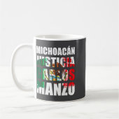 Uruapan Michoacán México, Carlos Manzo, Mexicans M コーヒーマグカップ (左)