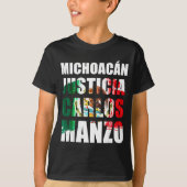 Uruapan Michoacán México, Carlos Manzo, Mexicans M Tシャツ (正面)