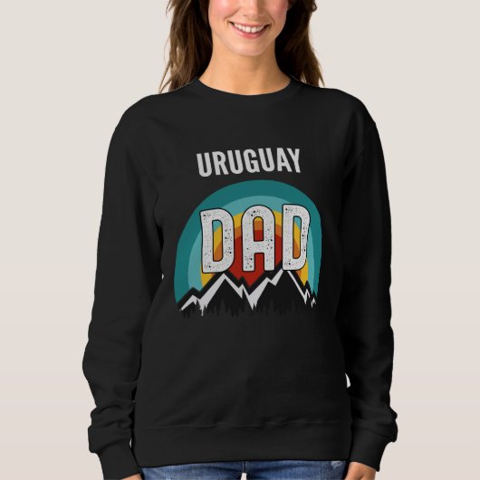 Uruguay Dad Fathers Day 2021 スウェットシャツ (正面)