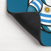 Uruguay Flag Shark Funny Uruguayan  マウスパッド (コーナー)