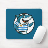 Uruguay Flag Shark Funny Uruguayan  マウスパッド (マウス)