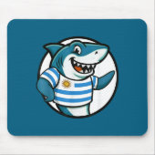 Uruguay Flag Shark Funny Uruguayan  マウスパッド (正面)