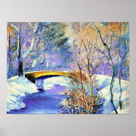 Ury - Tiergarten im Winter ポスター (正面)