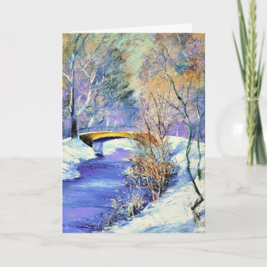 Ury - Tiergarten im Winter，有名なpaintingTier カード (正面)