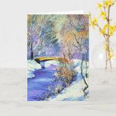 Ury - Tiergarten im Winter，有名なpaintingTier カード (黄色い花)
