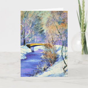 Ury - Tiergarten im Winter,有名なpaintingTier カード