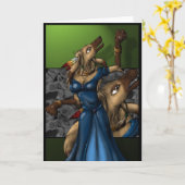 Urzuelaの挨拶状 カード (黄色い花)