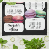 USからMetric Kitchen変換マカロン キッチンタオル (折り畳み)