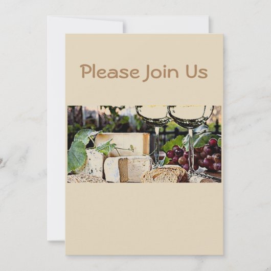 USに参加(任意の大事な行事用)秋テーマ招待状 招待状 (正面)