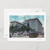 USグラントホテルの屋外ビュー ポストカード (正面/裏面)