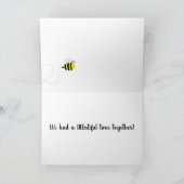 UsグループBeeカードの「ありがとう」 カード (内部)