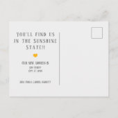 USグレーリネンとハート移動 案内ポストカード (裏面)